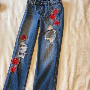 High rise slim straight. Vintage stretch hollister jeans. Limited edition